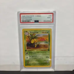 1999 Pokemon Jungle 1st Edition #35 Exeggutor PSA 9 MINT - Image 1