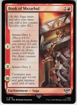 Book of Mazarbul 116 MTG Normal Universes Beyond: The Lord of the Rings: Tales o - Image 1