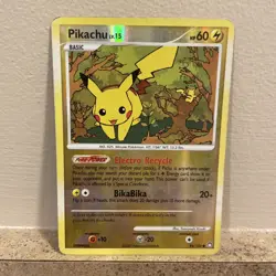 Pikachu 94/123 - Reverse Holo - Mysterious Treasures - Pokemon TCG 2007 - MP - Image 1