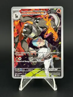 Pokemon TCG Team Rocket's Houndoom 191/182 Destined Rivals - Image 1