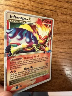 Pokemon TCG Infernape LV.X DP10 DP Promo Holo Promo English Level Up 120 HP 2007 - Image 2