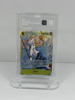 Bandai One Piece Nami EB03-053 Heroines Edition Super Rare Holo TAG 10 - Image 2