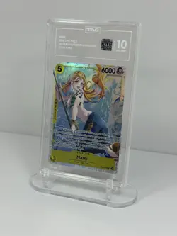 Bandai One Piece Nami EB03-053 Heroines Edition Super Rare Holo TAG 10 - Image 3