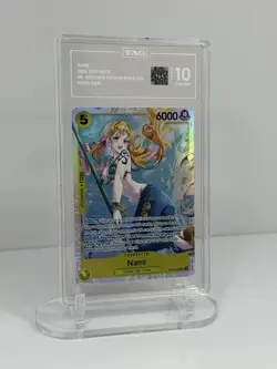 Bandai One Piece Nami EB03-053 Heroines Edition Super Rare Holo TAG 10 - Image 4