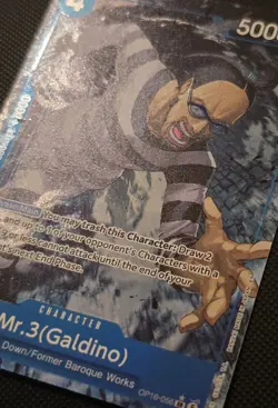 Mr. 3 (Galdino), SR (OP16-056) - The Time of Battle - ENGLISH ALT ART - Image 2