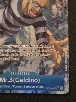 Mr. 3 (Galdino), SR (OP16-056) - The Time of Battle - ENGLISH ALT ART - Image 3