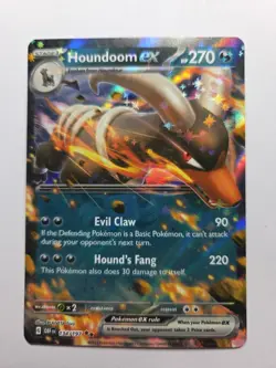 Houndoom ex 134/197 Sv03: Obsidian Flames Holo Obf Near Mint Nm Pokemon Tcg - Image 1