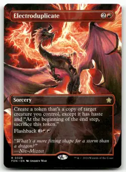 Electroduplicate Borderless MTG Foundations 328 R NM - Image 1
