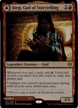 Birgi, God of Storytelling MTG Kaldheim Rare Foil NM Pck Fresh - Image 3