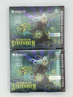 Secrets of Strixhaven - Lot 2x Collector Booster Omega Packs (Sealed) - Image 1
