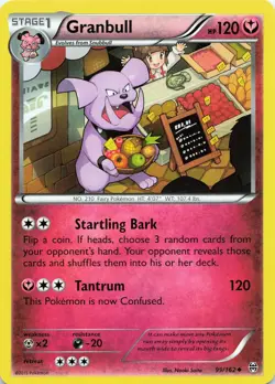 POKEMON Granbull #99/162 XY - BREAKthrough NM - Image 1