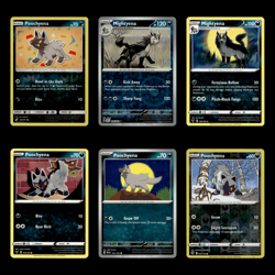 6x Poochyena Lot Mightyena 86 Sun Moon Team Up Pokemon Cards Collection Set TCG - Image 1
