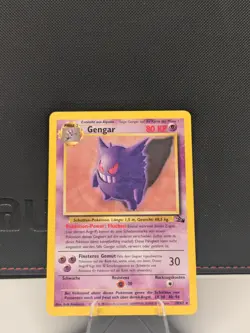 Pokemon Karte TCG Gengar 20/62 Fossil Non Holo Rare Vintage WOTC EX Deutsch - Image 1