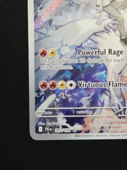 N's Reshiram IR 167/159 Sv09: Journey Together Illustration Rare Holo Pokemon NM - Image 5