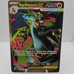 Mega Charizard X EX 109/094 Me02 Phantasmal Flames Ultra Rare Full Art Holo ENG - Image 1