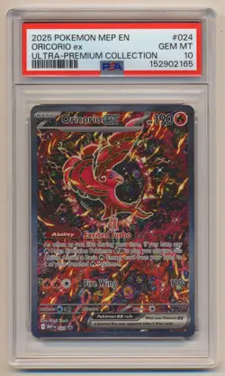 PSA 10 Pokemon Black Star Promo Oricorio EX MEP EN #024 GEM MINT Condition! - Image 1