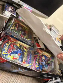 Pokemon Mega Evolution Phantasmal Flames Mini Portfolio Lot Of 12 New W/ Display - Image 1