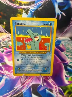 TOTODILE 85/105 NEO DESTINY Unlimited Common Pokemon - Image 1