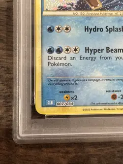 NEW CERT 🐉 Gyarados 007/034 CLB PSA 9 🐉 Pokemon TCG Classic Collection Holo - Image 4