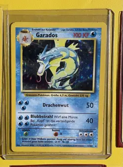 Pokemon TCG: MP Garados (Gyarados) 6/102 German 🇩🇪 Holo Base Set 1999 - Image 1