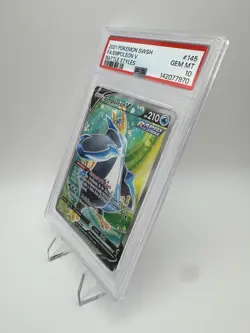 2021 POKEMON SWSH05 BATTLE STYLES EMPOLEON V FULL ART 145/163 PSA 10 - Image 4