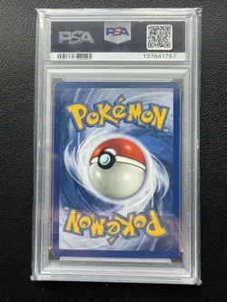 1999 Pokemon Game #7 Hitmonchan Shadowless Holo PSA 6 EX MT Base Set - Image 2