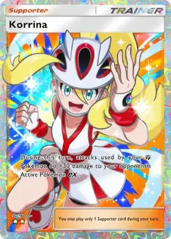 Korrina Full Art Pokemon TCG Pocket Pulsing Aura 2 Star ⭐⭐ (English) - Image 1