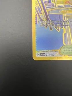 Pokemon Destined Rivals Levincia Holo Gold Full Art # 244/182 - Image 4