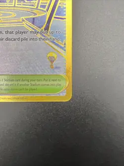 Pokemon Destined Rivals Levincia Holo Gold Full Art # 244/182 - Image 5