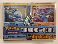 Pokemon TCG Epic Diamond & Pearl 2 Player Trainer Kit • 2007 • Open Complete - Image 1