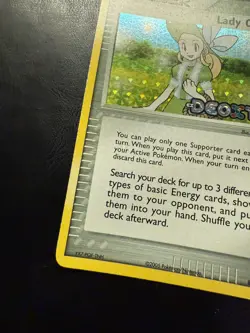 Pokemon Tcg Lady Outing 87/107 Deoxys Reverse Holo Ex Deoxys Stamped - Image 4