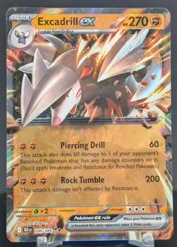 Pokemon Excadrill ex #046/086 English English Black Bolt Double Rare - Image 1