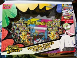 POKEMON TCG ASCENDED HEROES PPREMIUM POSTER COLLECTION SEALED BOX GARDEVOIR - Image 1