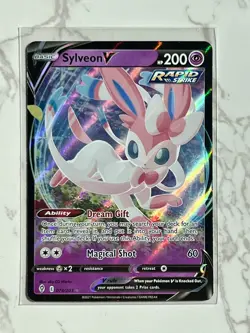 Pokemon TCG Sylveon V Evolving Skies 074/203 Holo Ultra Rare - Image 1