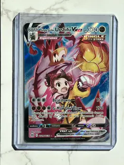 Pokemon TCG Urshifu VMAX Single Strike Trainer Gallery Brilliant Stars TG19/TG30 - Image 1