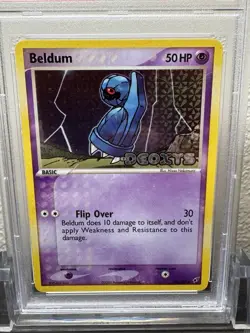 2005 Pokemon EX Deoxys #55 Beldum - Reverse Foil PSA 8 NM-MT - Image 5