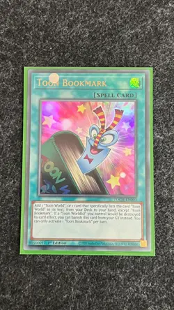 Toon Bookmark - TOCH-EN003 Ultra Rare - 1st Edition - Yugioh NM Near Mint - Image 1