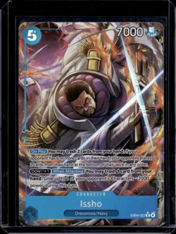 Issho - Alternate Art EB04-022 / The Azure Sea's Seven 2026 NM / One Piece TCG - Image 1