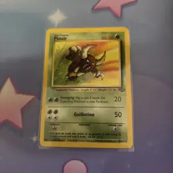 Pokemon TCG Pinsir Jungle Card 25/64 Unlimited Rare Non-Holo, WOTC 1999 - Image 1