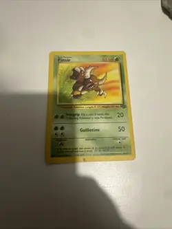 Pokemon TCG Pinsir Jungle Card 25/64 Unlimited Rare Non-Holo, WOTC - Image 1