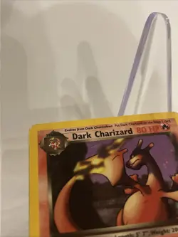 Dark Charizard 4/82 Holo Rare Team Rocket Pokemon Card Damaged WOTC - Image 2