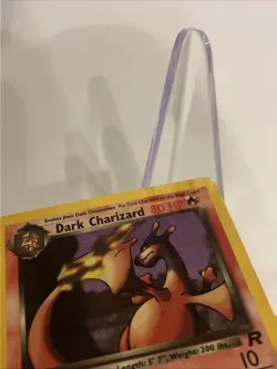 Dark Charizard 4/82 Holo Rare Team Rocket Pokemon Card Damaged WOTC - Image 3