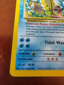 Pokemon Misty's Gyarados 13/132 Gym Challenge Holo Rare - Image 2