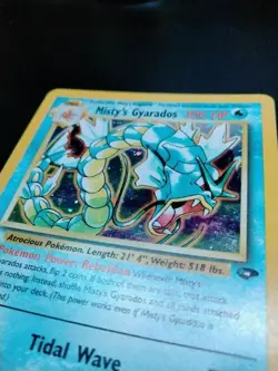 Misty's Gyarados 13/132 Gym Challenge Holo NM - Image 2