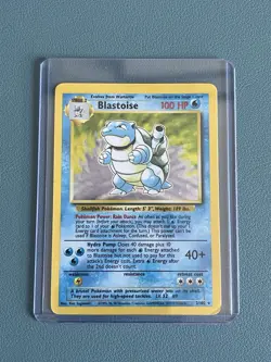 Blastoise 2/102 Holo Rare Pokemon Card Lightly Played 1999 WOTC - Image 1