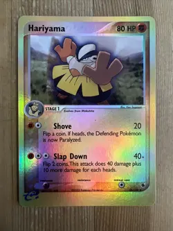 Hariyama Pokemon Card 33/109 Ex Ruby & Sapphire Reverse Holo VLP - Image 1