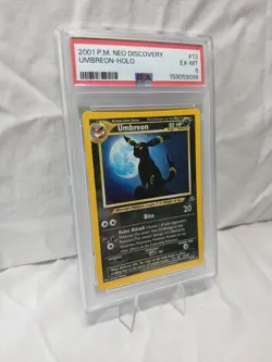 2001 P.M. Neo Discovery Umbreon -Holo #13 Ex-Mt PSA 6 Vintage Rare Card 13/75!!! - Image 2