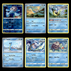 6x Lapras Lot 31 Sword Shield Brilliant Stars Pokemon Cards Collection Set TCG - Image 1
