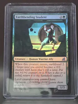 Earthbending Student #249 NM Foil Avatar: The Last Airbender: Eternal-Legal Foil - Image 1