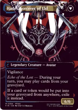 MTG Emet-Selch, Unsundered (Borderless) Normal NM FINAL FANTASY Magic 394 - Image 2